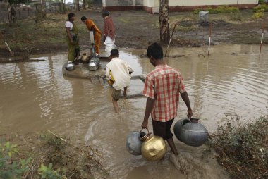 Marathwada, Maharashtra, Hindistan 'da su sıkıntısı