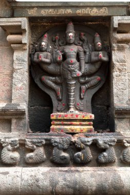 Egapatha murthy in thiyagaraja swamy temple, Thiruvotriyur, Madras Chennai, Tamil Nadu, India 