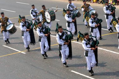 Cumhuriyet günü geçit töreni, Kalküta Kolkata, Batı Bengal, Hindistan 