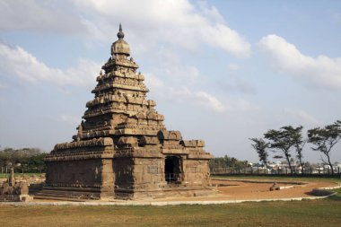 Sahil tapınağı; Mamallapuram; Tamil Nadu; Hindistan