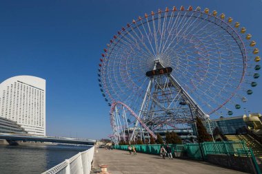 Dönme dolap, lunapark, Tokyo, Japonya 