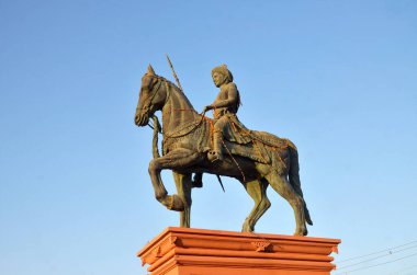 Veer Hameer Singh Gohil Gujrat Hindistan Asya Heykeli 