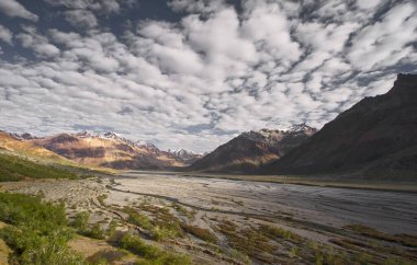 Himachal Pradesh Hindistan 'daki Spiti Vadisi