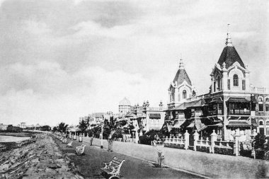 Colaba Islah Evi 'nin eski bir fotoğrafı Mumbai maharashtra Hindistan 
