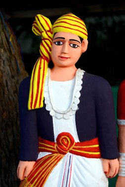 El yapımı Kum Heykeli Hindistan Asya 