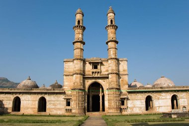 Champaner Pavagad 15. yüzyılda Mahmud Begda; Jami Mescid kompleksi; Arkeoloji parkı; Champaner; Gujarat; Hindistan; Asya