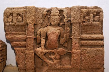 Sanat müzesindeki heykel, Modasa, SabArkantha, Gujarat, Hindistan.