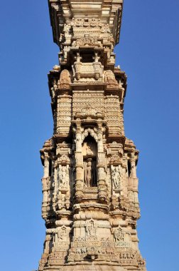Kirti stambh chittorgarh rajasthan Hindistan Asya 
