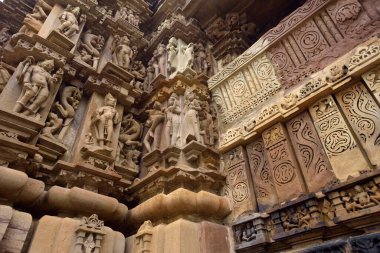 Jagdamba Tapınağı Khajuraho madhya pradesh Hindistan Asya