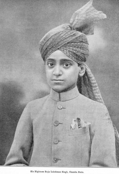 Князья Индии Его Высочество Раджа Лакшман Сингх, штат Чамба, Химачал-Прадеш, Индия  