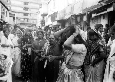 Devdasi Yellamma festivalini Kamathipura, Bombay Mumbai, Maharashtra, Hindistan 'da kutluyor   