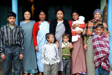 Khasi kabilesi, Shillong, Meghalaya, Hindistan 