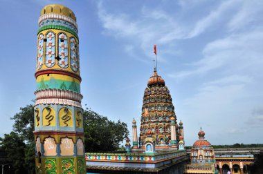 Shaking tower jagdamba temple, rashin, karjat, ahmednagar, Maharashtra, India, Asia  clipart