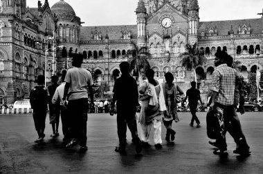 Victoria Terminus, VT, Chhatrapati Shivaji Maharaj Terminus, CST, UNESCO Dünya Mirası Sitesi, Bori Bunder, Bombay, Mumbai, Maharashtra, Hindistan, Asya