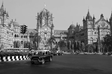 Chhatrapati Shivaji Terminus Railway station Mumbai Maharashtra India Asia Dec 2011 clipart