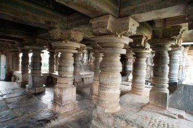 Bucheswara Tapınağı, Koravangala, Hassan, Karnataka, Hindistan                  