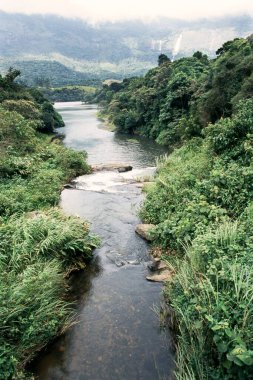Siruvani river flowing in altitudes of Siruvani Hills ; Western Ghats ; India clipart