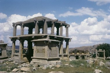 King 's Balance, Hampi, Karnataka, Hindistan, Asya