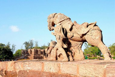 Konarak Güneş Tapınağı; Konarak; Bhubaneswar; Orissa; Hindistan