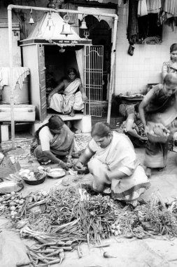 Devdasi Yellamma festivalini Kamathipura, Bombay Mumbai, Maharashtra, Hindistan 'da kutluyor 