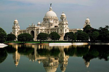 Victoria Memorial, Kalküta, Kolkata, Batı Bengal, Hindistan, Asya