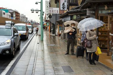 Kamakura sokaklarındaki insanlar, Japonya 