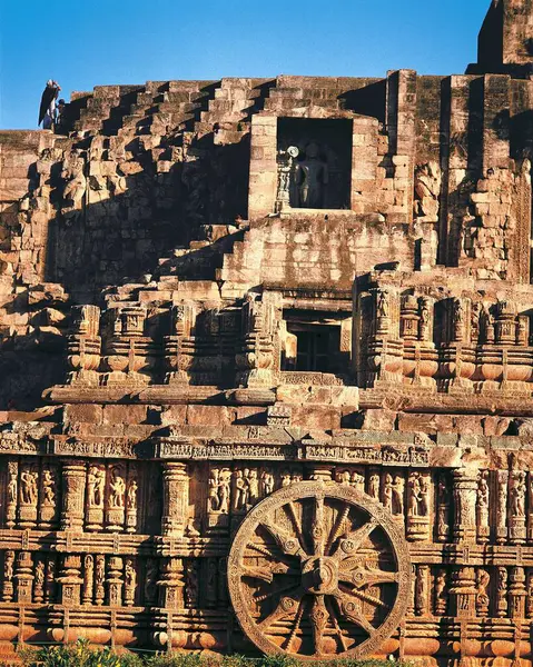 Güneş Tapınağı Savaş Arabası, Konark, Odisha, Hindistan, Asya 