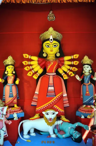 stock image goddess durga kolkata west bengal India Asia