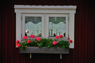 Stockholm İsveçlilerinin evi ve penceresi 