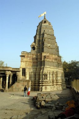 Mamleshwar temple at Omkareshwar, District Khandva, Madhya Pradesh, India   clipart