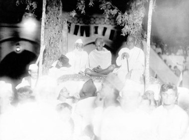 Mahatma Gandhi 1929 'da bir adres aldı.
