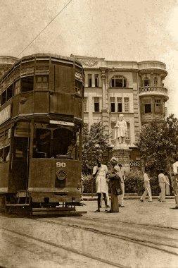Klasik Gowalia tank tramvayı, mumbai, maharashtra, Hindistan, Asya 