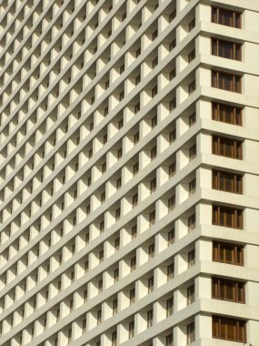 Nariman Point, Bombay 'daki Oberoi Kuleleri' nden önce Hilton Oteli 'nin mimari kalıpları şimdi Mumbai, Maharashtra, Hindistan
