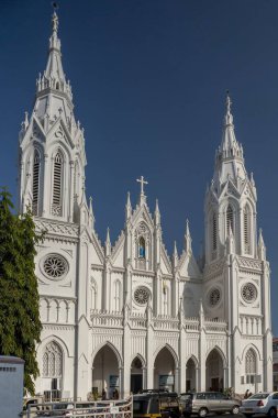 Dolours 'un leydisi syro malabar bazilika, kerala, Hindistan, Asya.