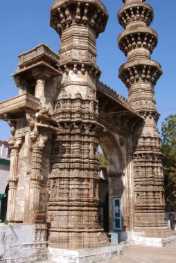 Sidibashir Camii 'nin, Ahmedabad' ın, Gujarat 'ın, Hindistan' ın, 