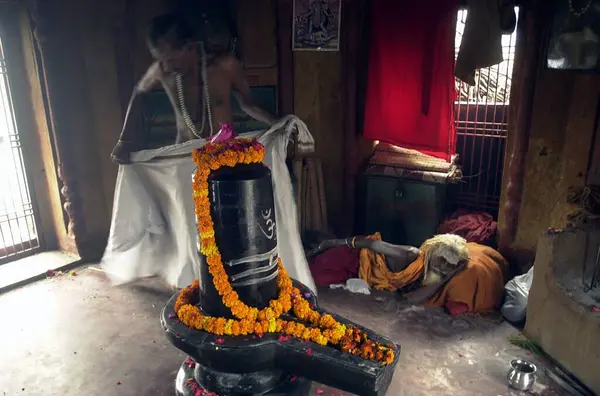 stock image shivalinga in temple, varanasi, uttar pradesh, India, Asia  