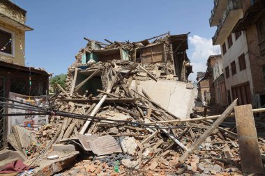 Konut binası çöktü, deprem, nepal, asya 