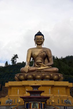 Yüce Buda Dordenma, Shakyamuni Buda heykeli, Kuensel Phodrang, Thimphu, Butan, Asya 