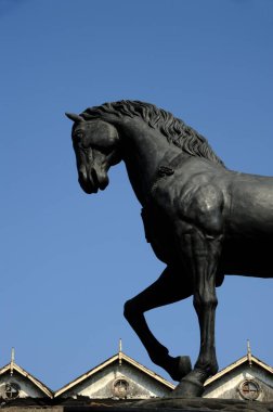 At heykeli kala ghoda kalesi, mumbai, maharashtra, Hindistan, Asya 