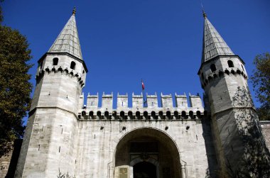 Topkapı Sarayı kuleleri, İstanbul, Türkiye 