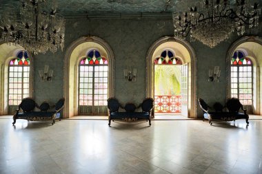 Eski Braganza evi, Chandor Margao yakınlarında, Güney Goa, Goa, Hindistan 