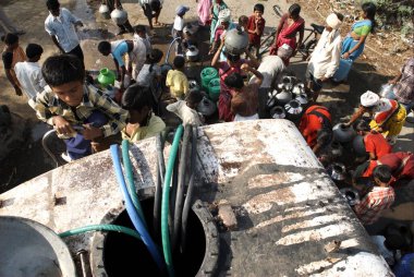 Su kıtlığı ve göç, Marathwada, Maharashtra, Hindistan 