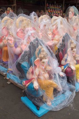 Ganesha İdolleri satılık, Pune, Maharashtra, Hindistan, Asya 