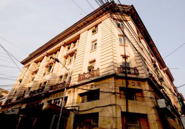 Writers binasının arkasındaki yeni binalar, Kalküta, şimdi Kolkata, Batı Bengal, Hindistan 