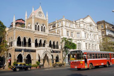 Mumbai Bombay 'daki David Sassoon Kütüphanesi ve Okuma Odası; Maharashtra; Hindistan; Asya