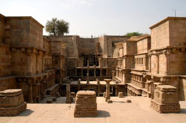 Rani ni Vav iyi adımlar, Gujarat, Hindistan. 