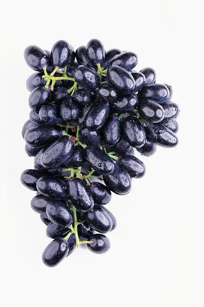 stock image Seedless black grapes , India