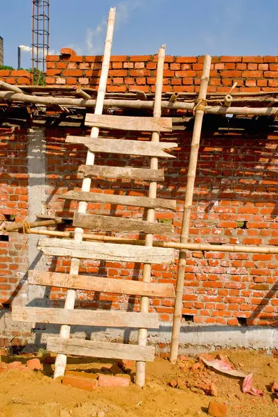 Asansol, Batı Bengal, Hindistan 'daki duvar tuğlası. 