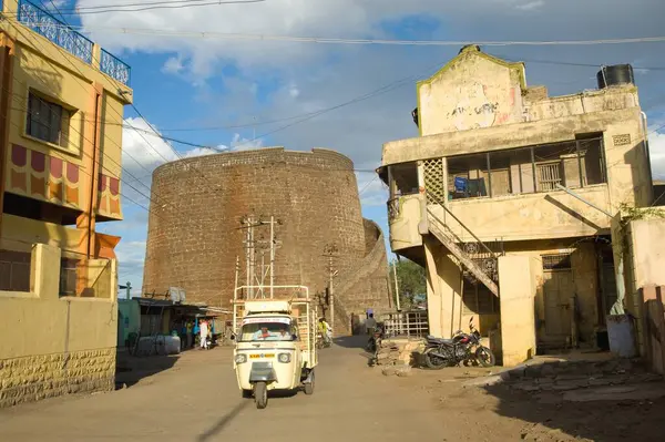 stock image Upli buruj watchtower, Bijapur, Karnataka, India 
