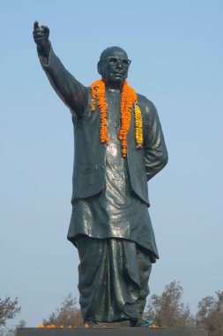 Hint politikacı biju patnaik heykel, konarak, orissa, Hindistan, Asya 